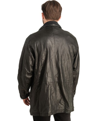 Γνήσιο Ανδρικό Δερμάτινο Μπουφάν - T492