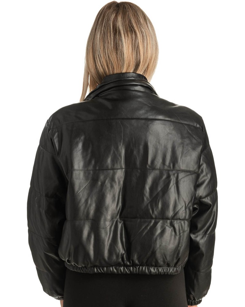 Δερμάτινο γυναικείο μπουφάν - T498