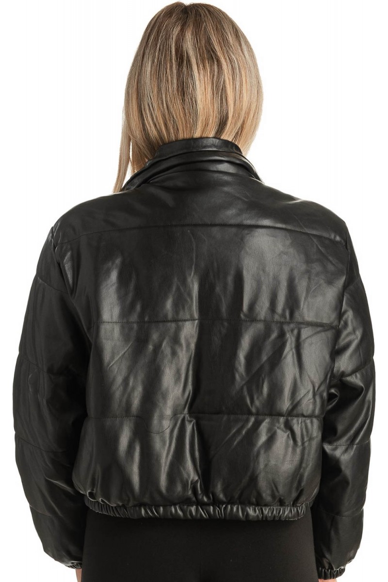 Δερμάτινο γυναικείο μπουφάν - T498