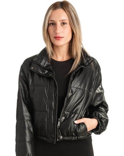 Δερμάτινο γυναικείο μπουφάν - T498