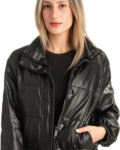 Δερμάτινο γυναικείο μπουφάν - T498