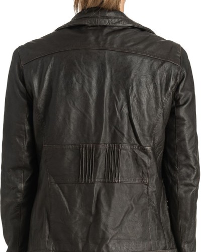 Γνήσιο Γυναικέιο Δερμάτινο Μπουφάν - T516