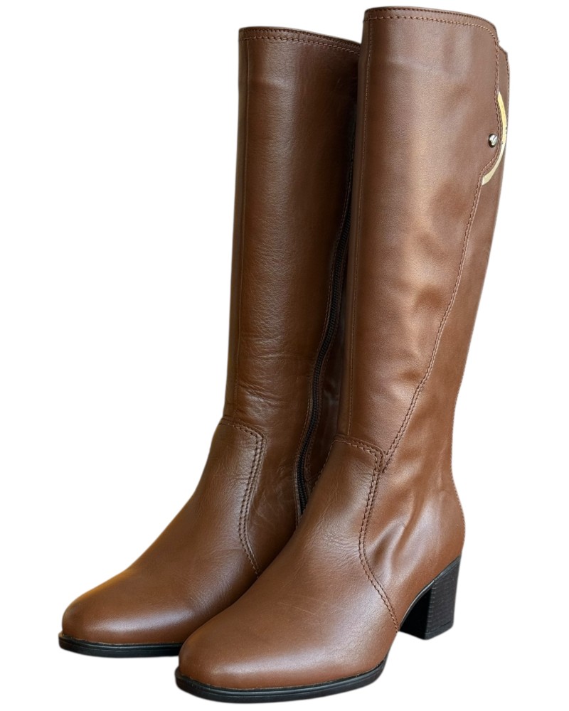 Δερμάτινη Γυναικεία Mπότα - W1