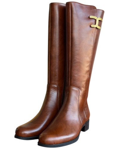 Δερμάτινη Γυναικεία Mπότα - W11