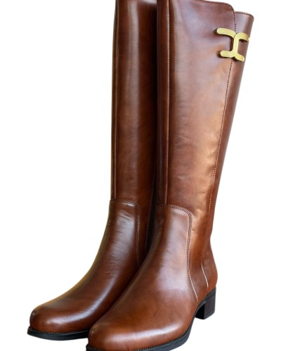 Δερμάτινη Γυναικεία Mπότα - W11