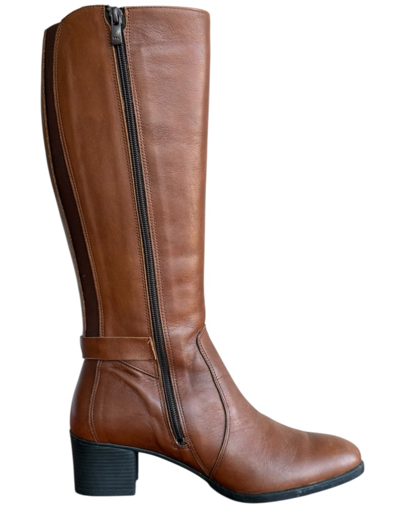 Δερμάτινη Γυναικεία Mπότα - W19