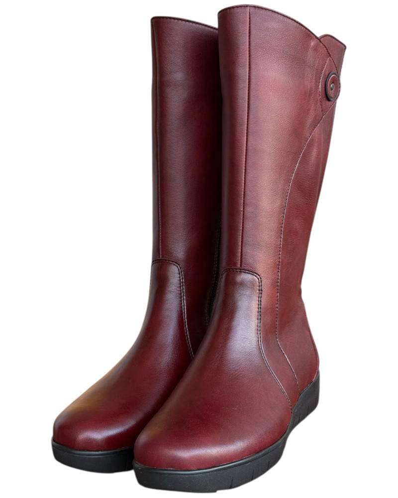 Δερμάτινη Γυναικεία Mπότα - W28