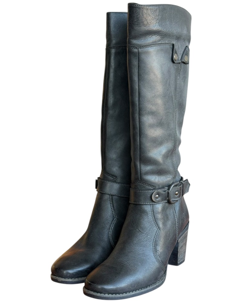 Δερμάτινη Γυναικεία Mπότα - W3