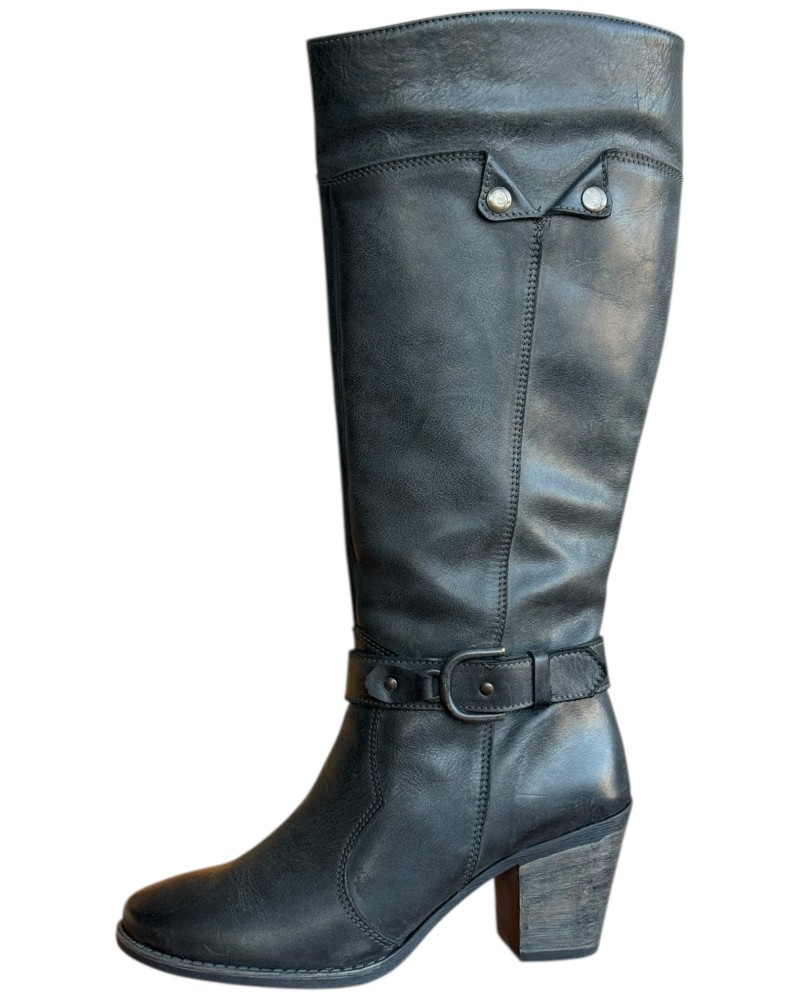 Δερμάτινη Γυναικεία Mπότα - W3