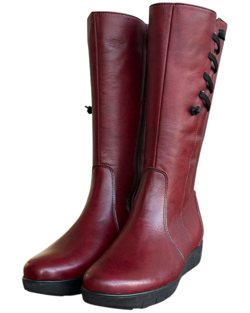 Δερμάτινη Γυναικεία Mπότα - W33