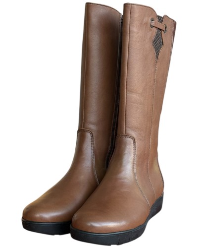 Δερμάτινη Γυναικεία Mπότα - W34