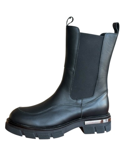 Δερμάτινο Γυναικείo Μποτάκι - W37