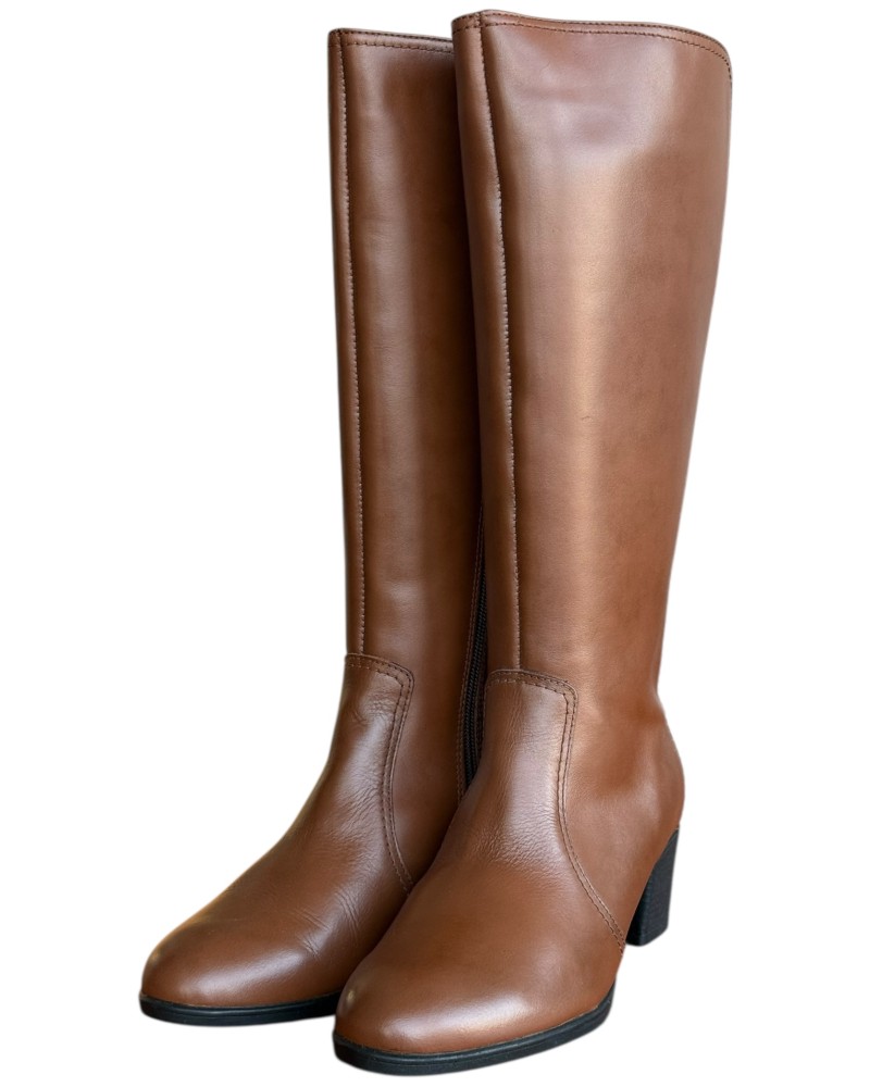 Δερμάτινη Γυναικεία Mπότα - W40