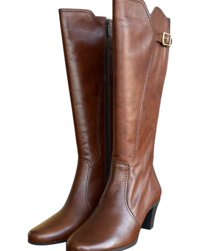 Δερμάτινη Γυναικεία Mπότα - W41