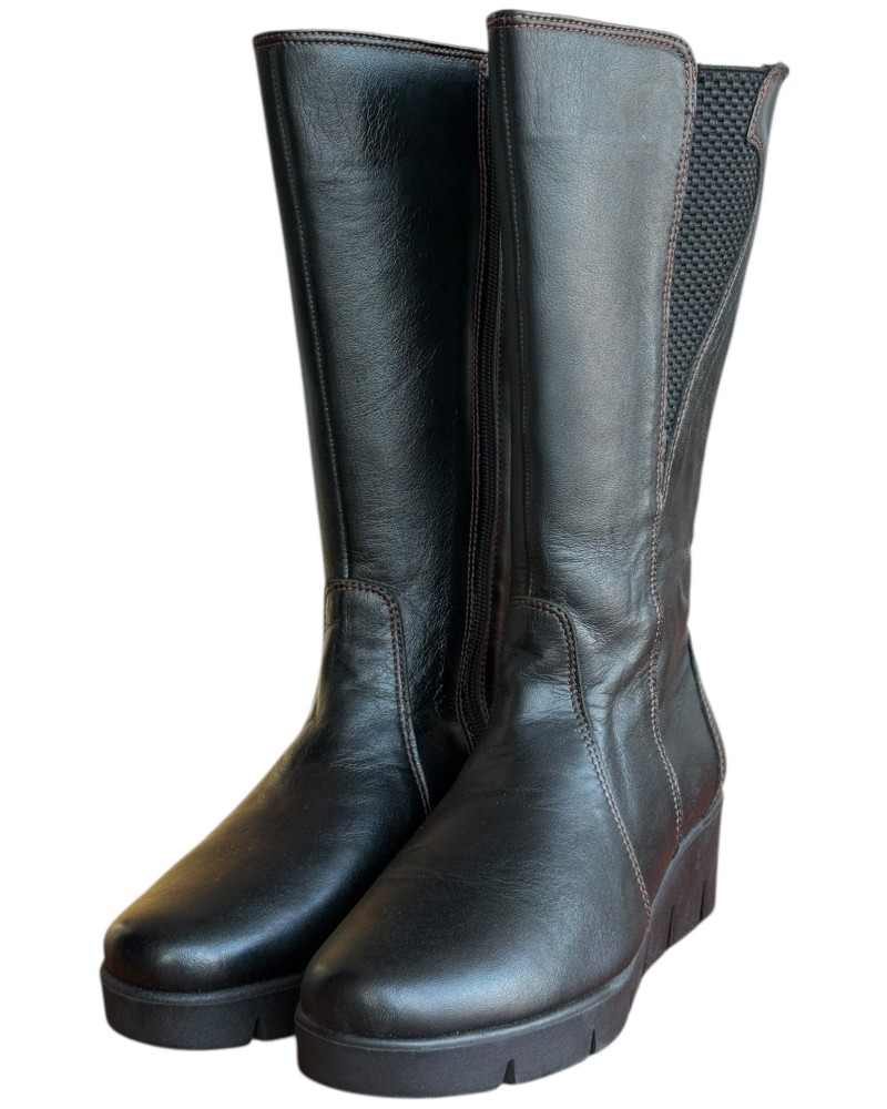 Δερμάτινη Γυναικεία Mπότα - W43