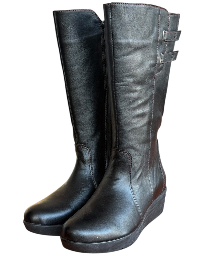 Δερμάτινη Γυναικεία Mπότα - W45