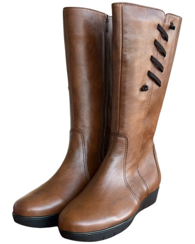 Δερμάτινη Γυναικεία Mπότα - W46