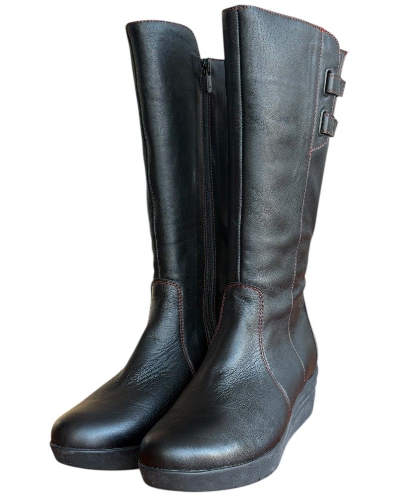 Δερμάτινη Γυναικεία Mπότα - W47