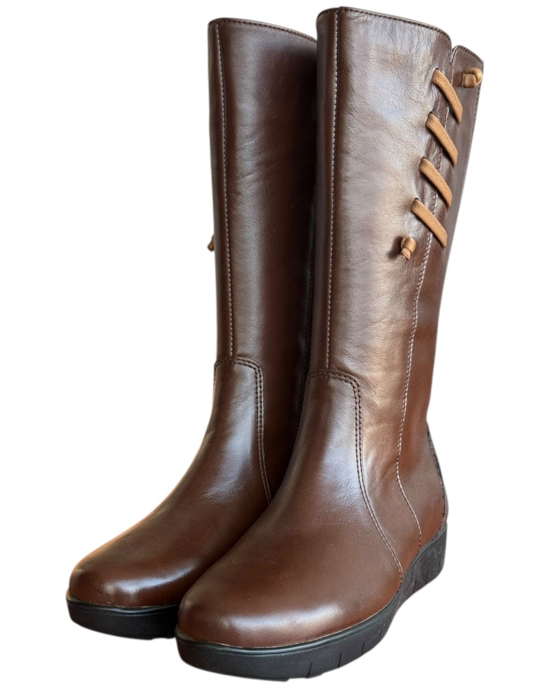 Δερμάτινη Γυναικεία Mπότα - W48