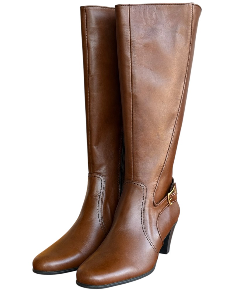 Δερμάτινη Γυναικεία Mπότα - W5