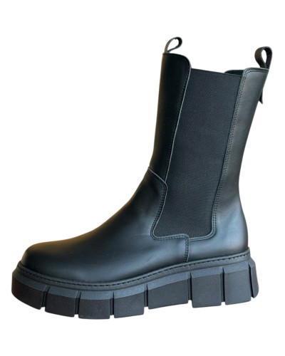 Δερμάτινο Γυναικείo Μποτάκι - W55