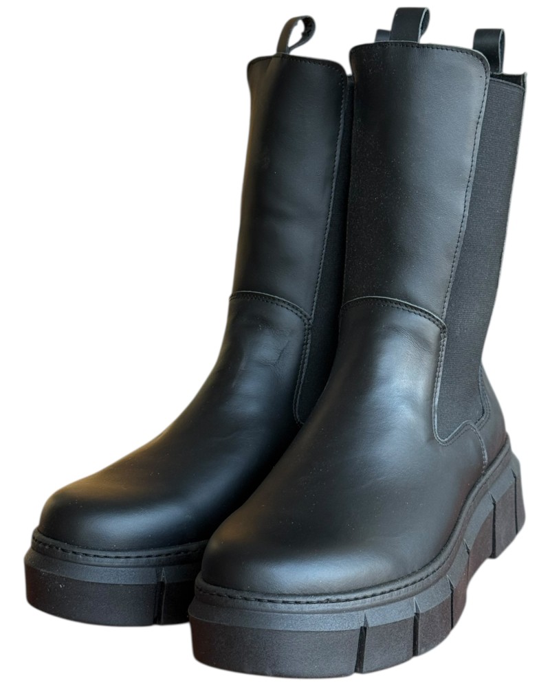 Δερμάτινο Γυναικείo Μποτάκι - W55