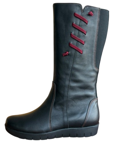 Δερμάτινη Γυναικεία Mπότα - W60