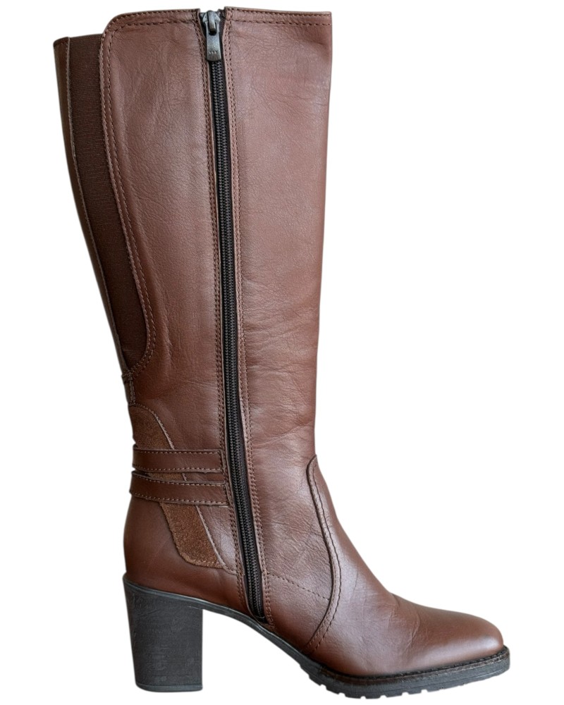 Δερμάτινη Γυναικεία Mπότα - W64