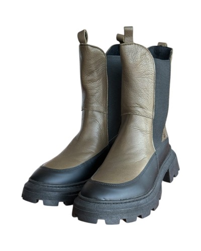 Δερμάτινο Γυναικείo Μποτάκι - W70