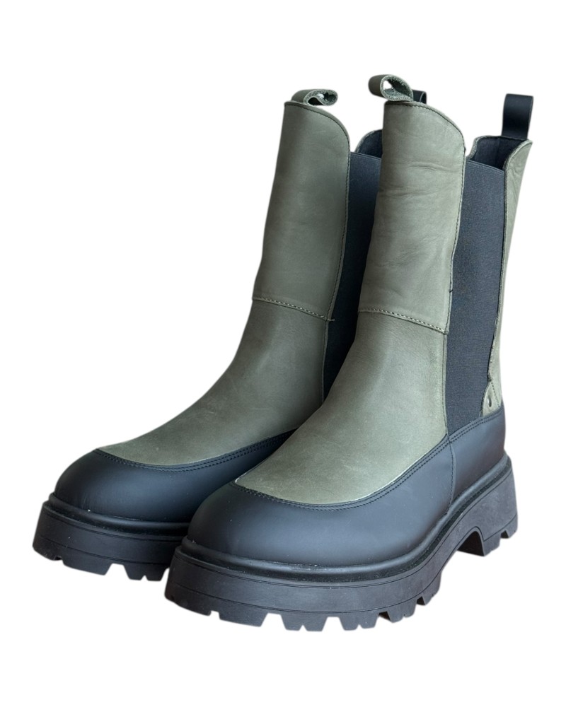 Δερμάτινο Γυναικείo Μποτάκι - W71