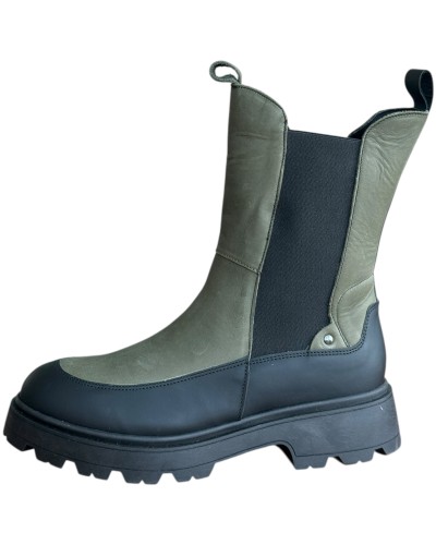 Δερμάτινο Γυναικείo Μποτάκι - W71