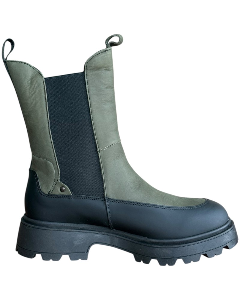 Δερμάτινο Γυναικείo Μποτάκι - W71