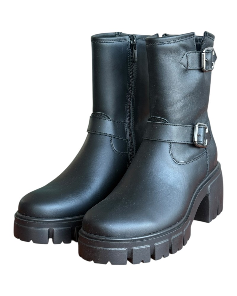 Δερμάτινο Γυναικείo Μποτάκι - W72