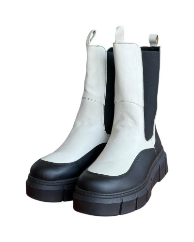 Δερμάτινο Γυναικείo Μποτάκι - W76