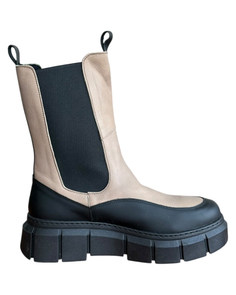 Δερμάτινο Γυναικείo Μποτάκι - W81