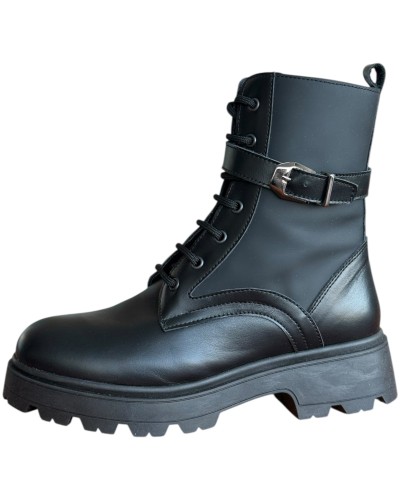 Δερμάτινο Γυναικείo Μποτάκι - W82