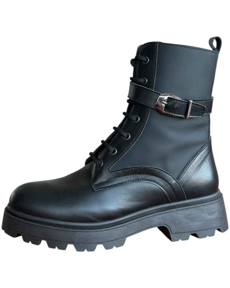 Δερμάτινο Γυναικείo Μποτάκι - W82