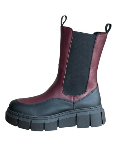 Δερμάτινο Γυναικείo Μποτάκι - W85