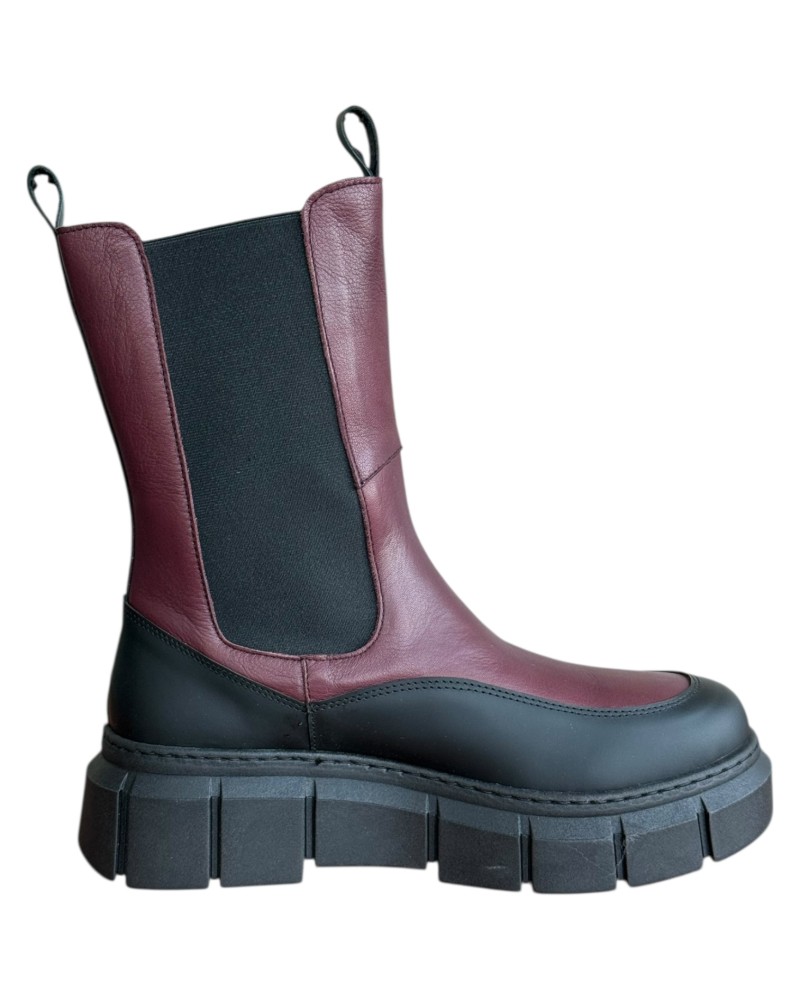 Δερμάτινο Γυναικείo Μποτάκι - W85