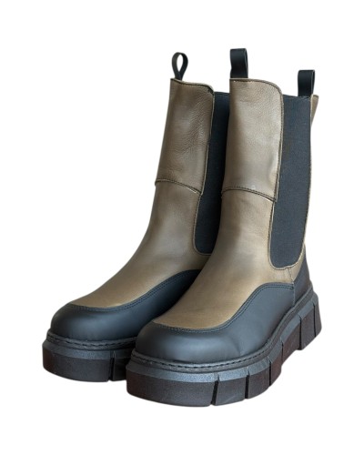 Δερμάτινο Γυναικείo Μποτάκι - W86