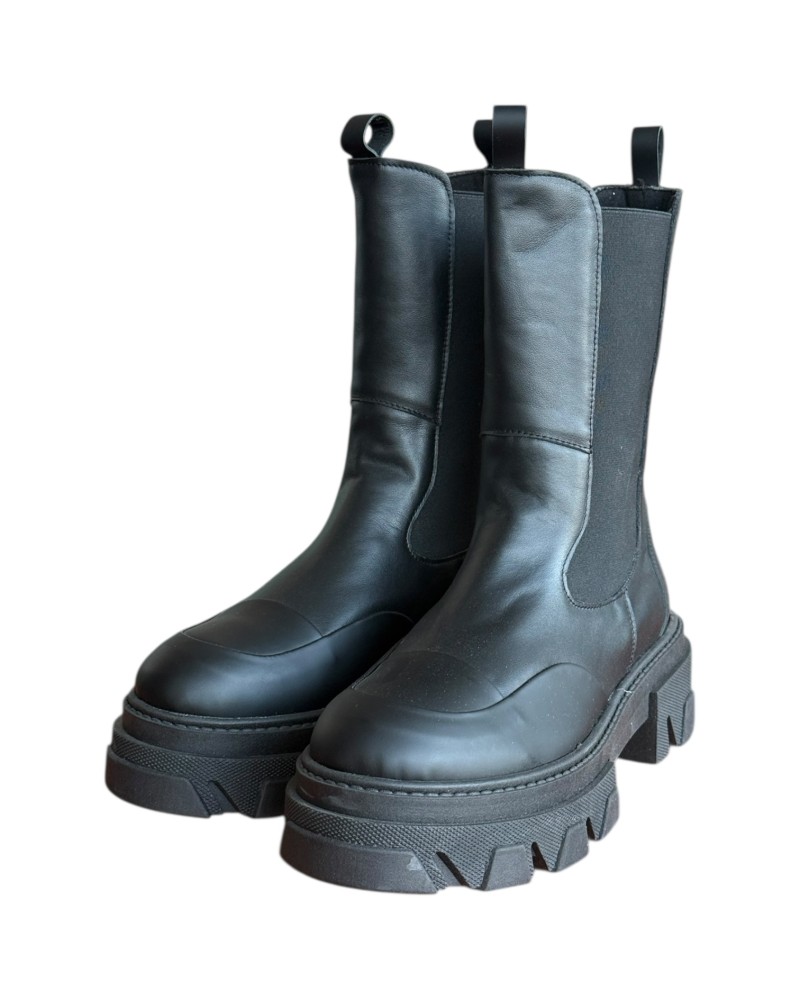 Δερμάτινο Γυναικείo Μποτάκι - W90