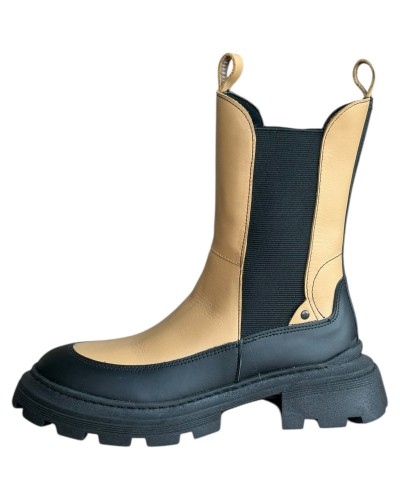 Δερμάτινο Γυναικείo Μποτάκι - W93