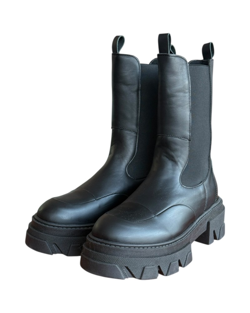 Δερμάτινο Γυναικείo Μποτάκι - W94