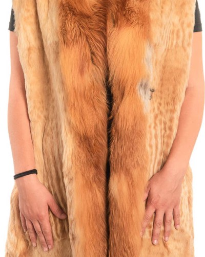 Γνήσια Γυναικεία Φυσική Γούνα Γιλέκο - X289