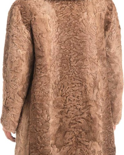 Γνήσια Γυναικεία Φυσική Γούνα με Βιζόν Γιακά  - X386