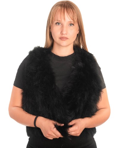 Γνήσια Γυναικεία Φυσική Γούνα Γιλέκο - X494