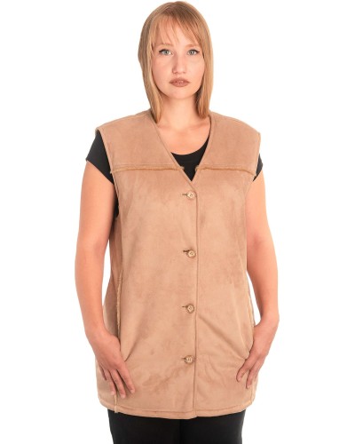 Γυναικείο Μουτόν Γιλέκο - X517