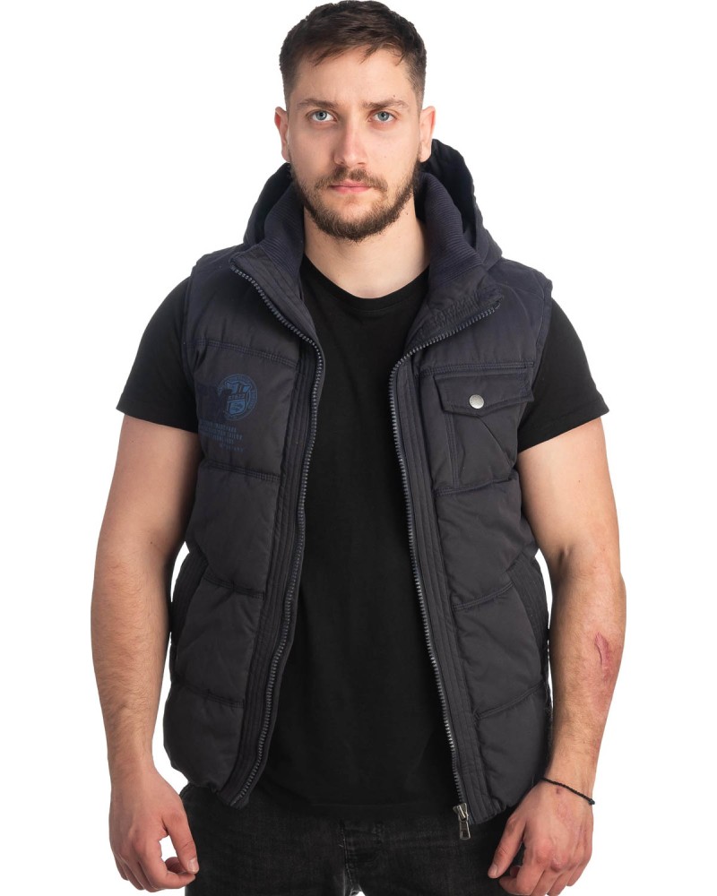 Ανδρικό Επώνυμο Μπουφάν Γιλέκο - Z276