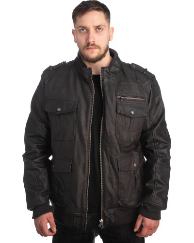 Δερμάτινο Ανδρικό Μπουφάν- Z349