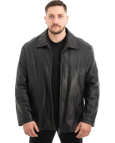  Γνήσιο Ανδρικό Δερμάτινο Μπουφάν - Z471